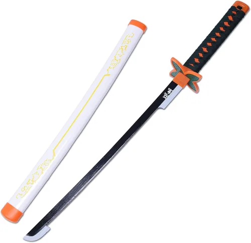 Vista 73 de ziqing Espada para cosplay de Demon Slayer hecha a mano, Katana de 31 pulgadas con múltiples estilos para elegir