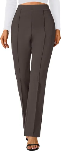 Vista 70 de Urban CoCo Pantalones de trabajo elásticos con corte de bota, pantalones de yoga pequeños para oficina casual