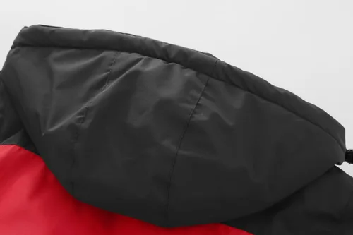Vista 2 de Spmor Chaqueta de esquí impermeable con capucha para mujer, abrigo de snowboard cálido para invierno