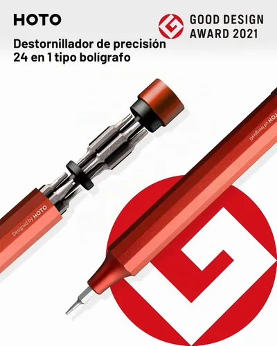Vista 3 de HOTO Juego de destornilladores de precisión 24 en 1, juego de destornilladores mini con múltiples puntas magnéticas, juego de destornilladores