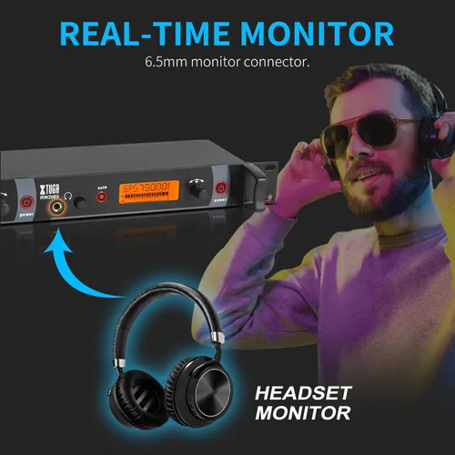 Vista 6 de Xtuga RW2080 – Sistema de monitoreo de audio In Ear, Rocket