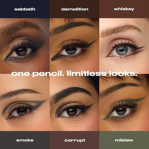 Vista 12 de Urban Decay Lápiz delineador de ojos impermeable 24/7, resistente a las manchas, resistente a las transferencias, uso las 24 horas, color neutro