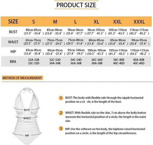 Vista 6 de Traje de baño halter de una pieza para mujer, traje de baño con cuello en V y control