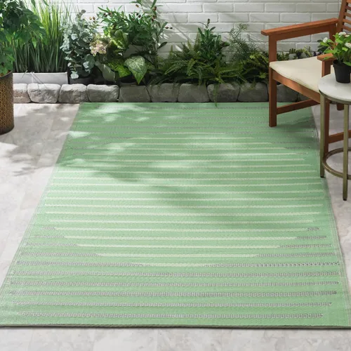 Vista 10 de Fab Habitat - Tapete antideslizante a rayas, duradero, fino, de plástico reciclado, antideslizante, para entrada, puerta delantera, pórtico y patio