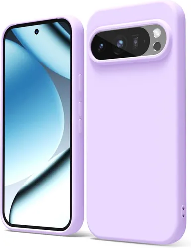 Vista 163 de oakxco para Google Pixel 6A Funda de teléfono de silicona líquida, diseño estético lindo y delgado para mujer y niña, cubierta de gel suave, lisa
