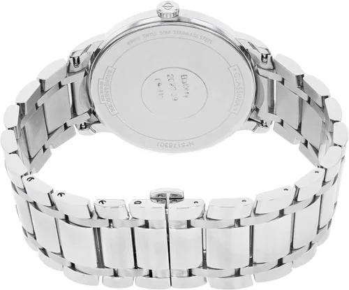 Vista 5 de Baume et Mercier Classima esfera blanca para hombre reloj 10354