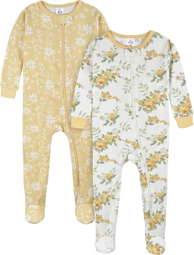 Vista 2 de Gerber Pijamas de pies para bebé, niña - 4
