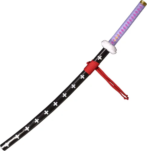 Vista 17 de 41 inches & 51inchs Zoro Katana Real Metal Anime Cosplay Sword, Stainless Steel,Yama Enma/Trafalgar Law/Luffy Kitetsu/shusui/wado ichimonji