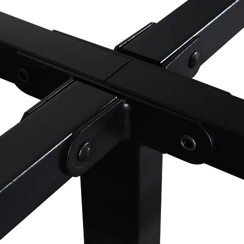 Vista 4 de Homdock Base de cama de tamaño matrimonial, base de colchón de plataforma de metal resistente de 16 pulgadas, estructura de acero resistente