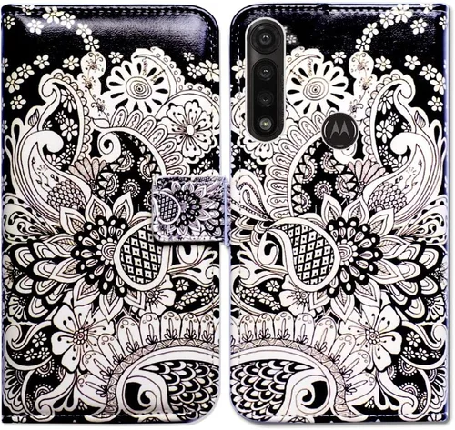 Vista 29 de Bcov Funda para Moto G Power 2020, Motorola G Power, funda de piel con tapa y soporte para ranura para tarjeta y soporte para Motorola Moto G Power