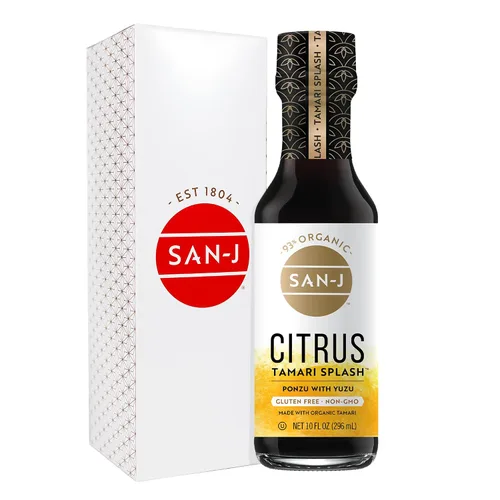 Vista 9 de San-J - Salpicadura de Tamari Dulce Orgánico con Sabor Richly - Especialmente Elaborado - Botella de 10 oz Mellow Savory Finish, Gluten Free