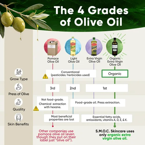 Vista 8 de Barra de champú orgánica certificada para cabello seco a normal, romero y moringa, aloe y aceite de oliva virgen extra para nutrición, ingredientes