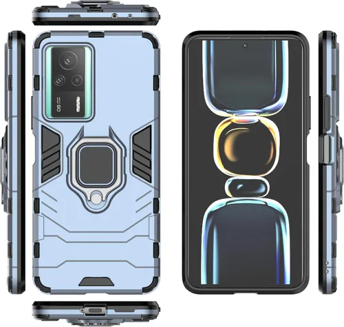 Vista 7 de Funda para Xiaomi Poco F5 5G, soporte magnético para automóvil para Xiaomi Poco F5 5G 23049PCD8G/Redmi Note 12 Turbo 5G 23049RAD8C0 Case Negro
