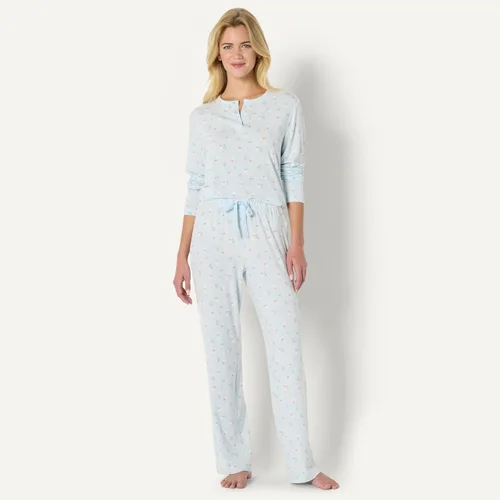Vista 4 de Amazon Essentials x Sofia Grainge Mommy and Me - Conjunto de pijama de manga larga
