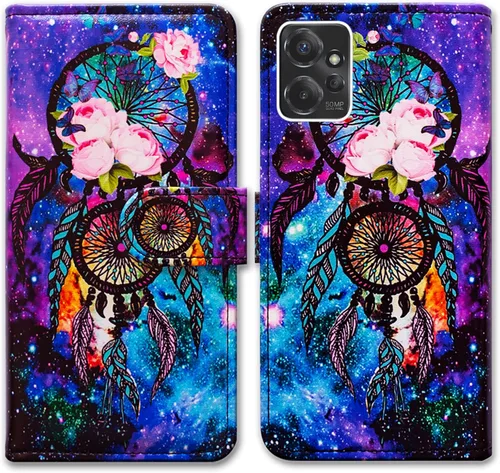 Vista 30 de Bcov Funda para Moto G Power 5G, diseño de pájaro negro y verde con tapa para teléfono con ranura para tarjetas, soporte para Motorola Moto G Power