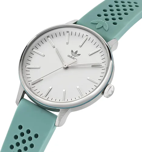 Vista 2 de adidas Reloj con correa de silicona verde modelo AOSY220682I Verdeblancoplateado