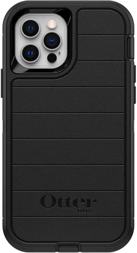 Vista 8 de Funda OtterBox Defender Series para iPhone 12 e iPhone 12 Pro (Solamente) - Solo Funda - Protección de Defensa Microbiana - Embalaje No Minorista