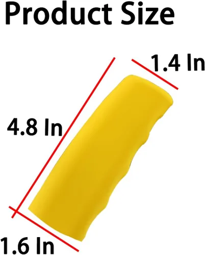 Vista 2 de BESULEN Funda de freno de mano para automóvil, funda antideslizante de silicona para freno de mano, protector decorativo en forma de onda