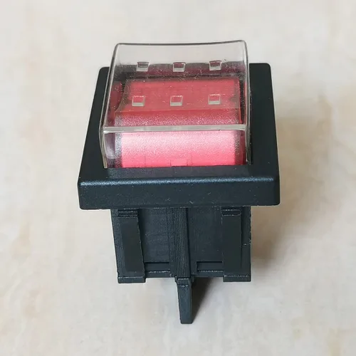 Vista 4 de 1 pieza KEDU HY12 Interruptor basculante ON Off Interruptores de botón pulsador con luz AC125V/250V/400V