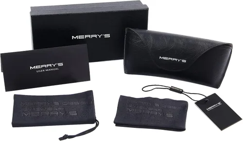 Vista 4 de MERRY'S Hombres Clásico Marca HD polarizado Gafas de sol de conducción de aluminio gafas de sol S8611