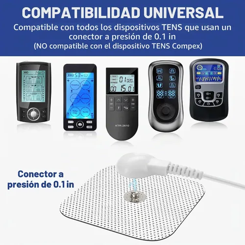 Vista 2 de Electrodos para masajes EMS LotFancy., 1