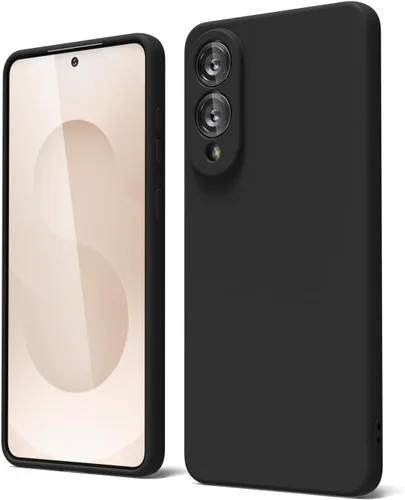 Vista 220 de oakxco Funda para teléfono Samsung Galaxy S8 de silicona líquida, delgada y fina de gel de goma suave TPU cubierta protectora simple llana