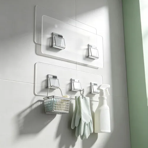 Vista 7 de Shower Caddy Adhesive Replacement Pads, Waterproof Wall