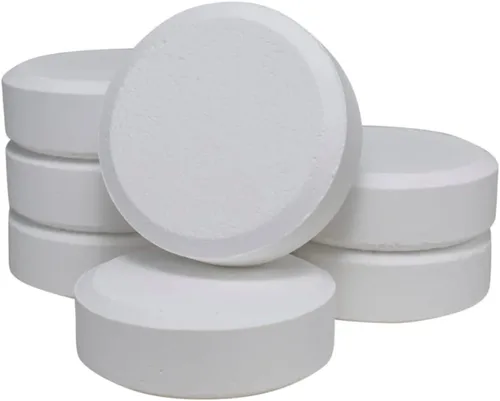 Vista 3 de Pool Breeze 88417 - Tabletas de cloro de 3 pulgadas - 5 libras - Pestañas compactas de cloro para piscina - con tiras de prueba My Garden Pool 7