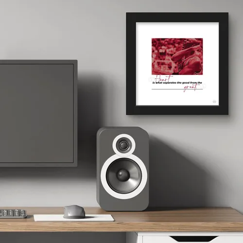 Vista 5 de Trends International Gallery Pops Michael Jordan - Póster de pared con cita de corazón, 12 x 12 pulgadas, versión de marco negro