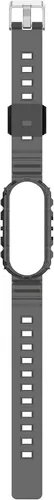 Vista 7 de REYDA Correa de silicona compatible con Xiao Mi Smart Band 7/Mi Smart Band 6/Mi Smart Band 5, suave y flexible y transpirable, pulsera de silicona