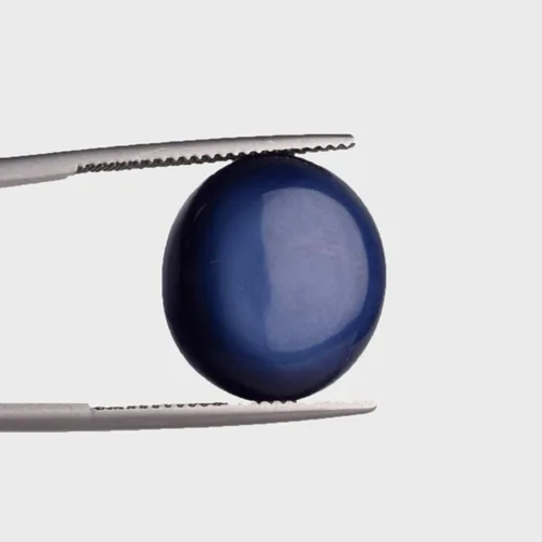 Vista 3 de gemhub Natural 1.90 Ct Forma Redonda 6 Rayos Azul Estrella Zafiro Piedra Preciosa Suelta BP-716, Gema, África - Zafiro estrella azul
