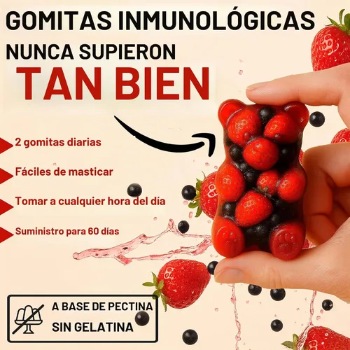 Vista 7 de KEY ELEMENTS - Gomitas de zinc de apoyo inmunológico de 50 mg con vitamina Rich Berry Taste - Suplementos de zinc antioxidantes naturales con cobre