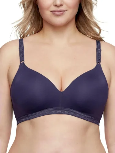 Vista 5 de Warner's Cloud 9® 1269 - Brasier cómodo sin aros para mujer, supersuave y ligeramente forrado Estampado Floral Azul Bebé