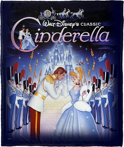 Vista 24 de Northwest Aladdin - Manta de seda táctil, 50 x 60 pulgadas, Aladdin y Jasmine