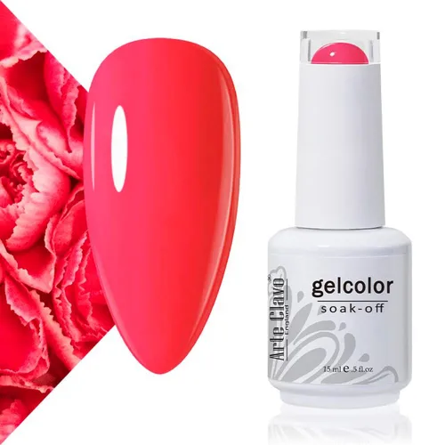 Vista 20 de Arte Clavo Pearlescent Nude Gel Nail Polish 15ml - HEMA Free Soak off UV LED Nail Gel for Manicure, DIY Nail Art, Home Salon Use 11029