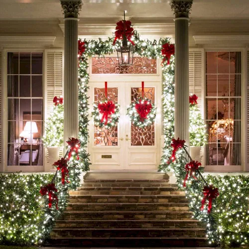 Vista 6 de Brizled Luces de Navidad, 33 pies, 100 LED Conectables de Extremo a Extremo, Mini Luces de Cadena de Navidad, 120V Certificadas UL, Blanco Frío, Luz