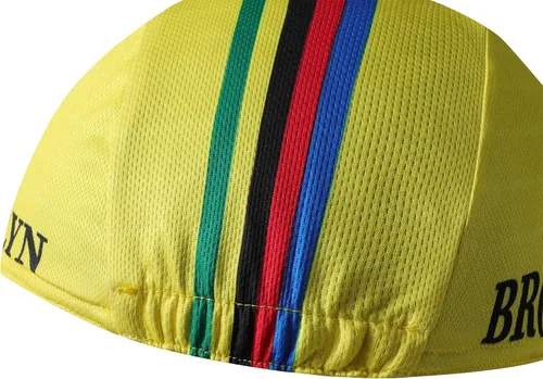 Vista 15 de Brooklyn - Gorra de ciclismo retro para usar debajo del casco, forro de casco de ciclismo, transpirable y absorción de sudor