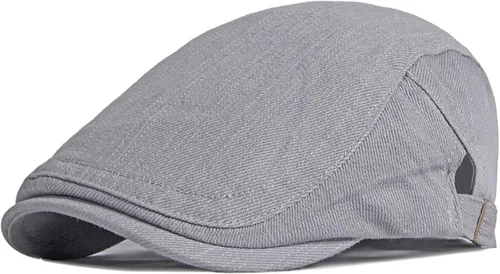 Vista 9 de Xinveen Sombreros Newsboy para Hombres Gorra Plana de Algodón Ajustable Transpirable Irlandesa Cabbie Ivy Sombrero de Conducir y Caza