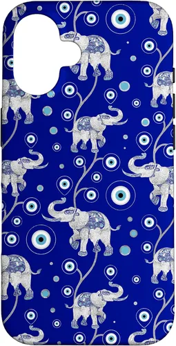 Vista 32 de Funda con dije de elefante de mala suerte para iPhone 17