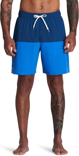 Vista 5 de Under Armour Traje de baño estándar para hombre, pantalones cortos con cierre de cordón y cintura elástica