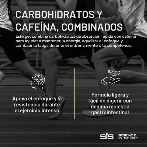 Vista 5 de SiS GO Energy + Gel de cafeína, 0.78 oz de carbohidratos, 75 mg de cafeína