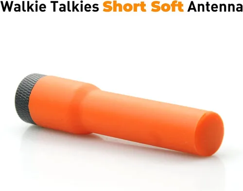 Vista 3 de Paquete de 2 Walkie Talkies universales Antena corta suave VHF/UHF 136/430 SMA-Hembra Antena para radios Kenwood HYT bidireccionales