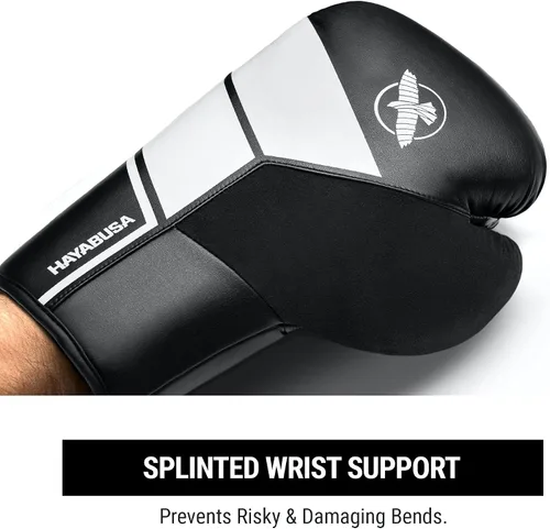 Vista 3 de Hayabusa Guantes de boxeo con cordones S4 para hombre y mujer