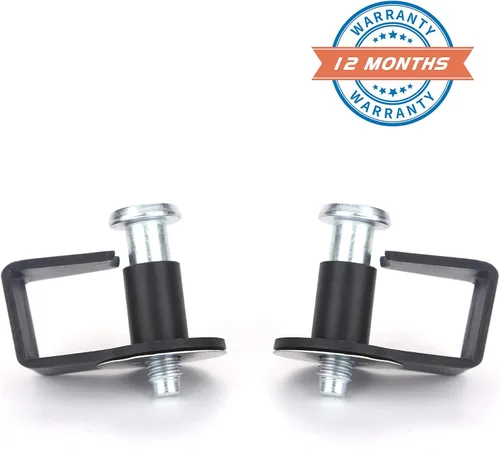 Vista 7 de Juego de 2 pernos de cierre de puerta, pernos de cierre de pestillo de puerta que incluyen bujes, compatibles con vehículos Ford Lincoln Mercury