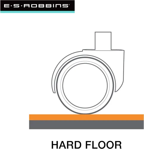 Vista 3 de ES Robbins Everlife - Tapete para silla de suelo duro, 66 x 60 pulgadas, transparente