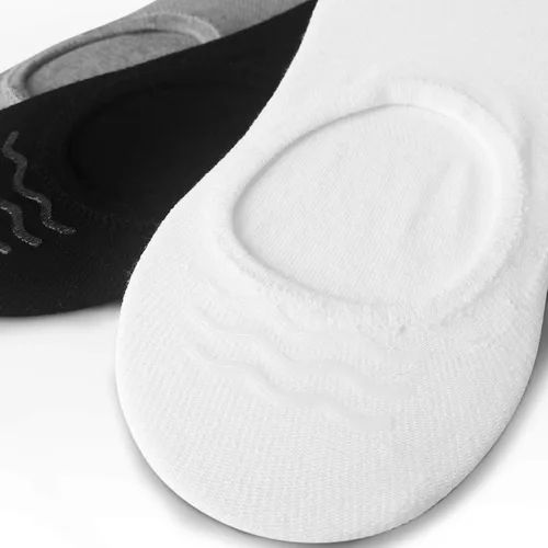 Vista 4 de AKOENY No Show Socks - Calcetines de corte bajo para mujer botines planos sin cordones 6-9 pares