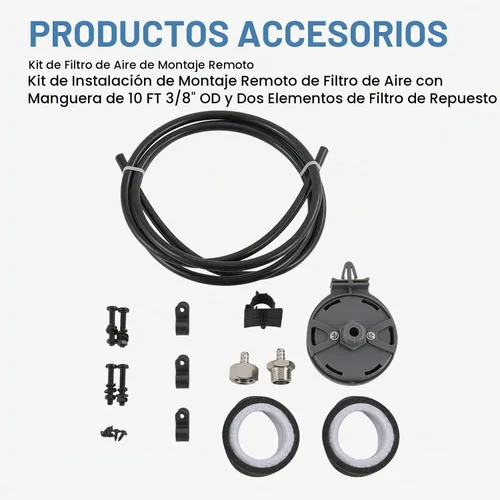 Vista 6 de Compresor de aire de cromo de 12V 444C 200 PSI para automóvil/motocicleta