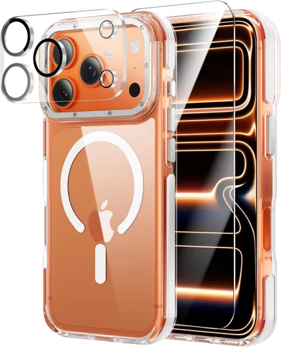 Vista 43 de Funda para iPhone 11, funda magnética con función atril [protección de grado militar] y [compatible con MagSafe], funda protectora delgada
