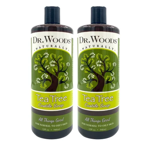 Vista 8 de Dr. Woods Pure Tea Tree Castilla Jabón Líquido, 32 onza, 32 onza