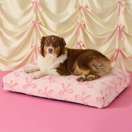 Vista 14 de LE SURE - Bonita almohada estética para mascotas, tamaño mediano, diseño jacquard grueso para mascotas, 30 x 20 pulgadas